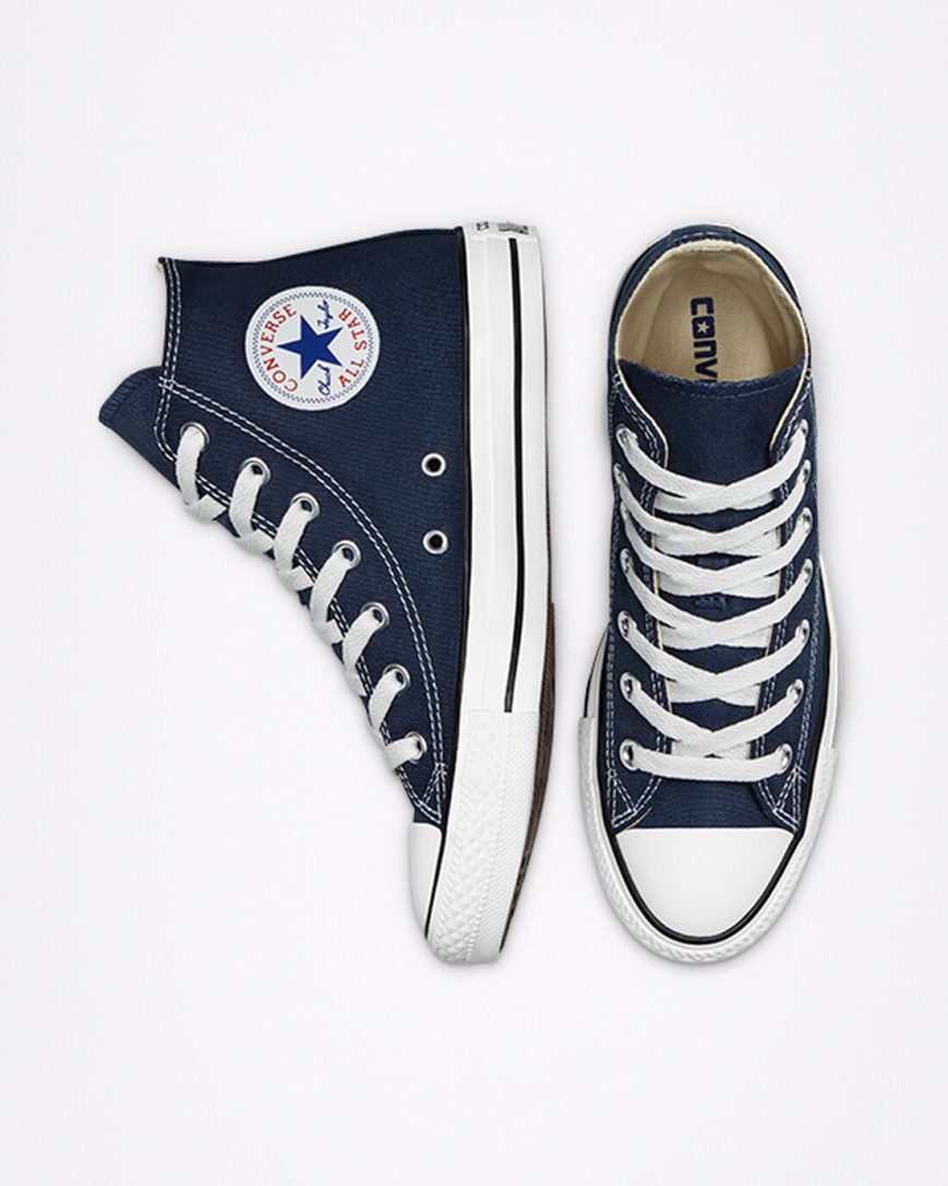 Zapatillas Altas Converse Chuck Taylor All Star Classic Mujer Azul Marino | PE 028E4L